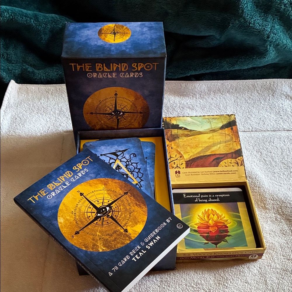 The Voice of Knowledge 48 Card Deck, Teal Swan The Blind Spot Deck